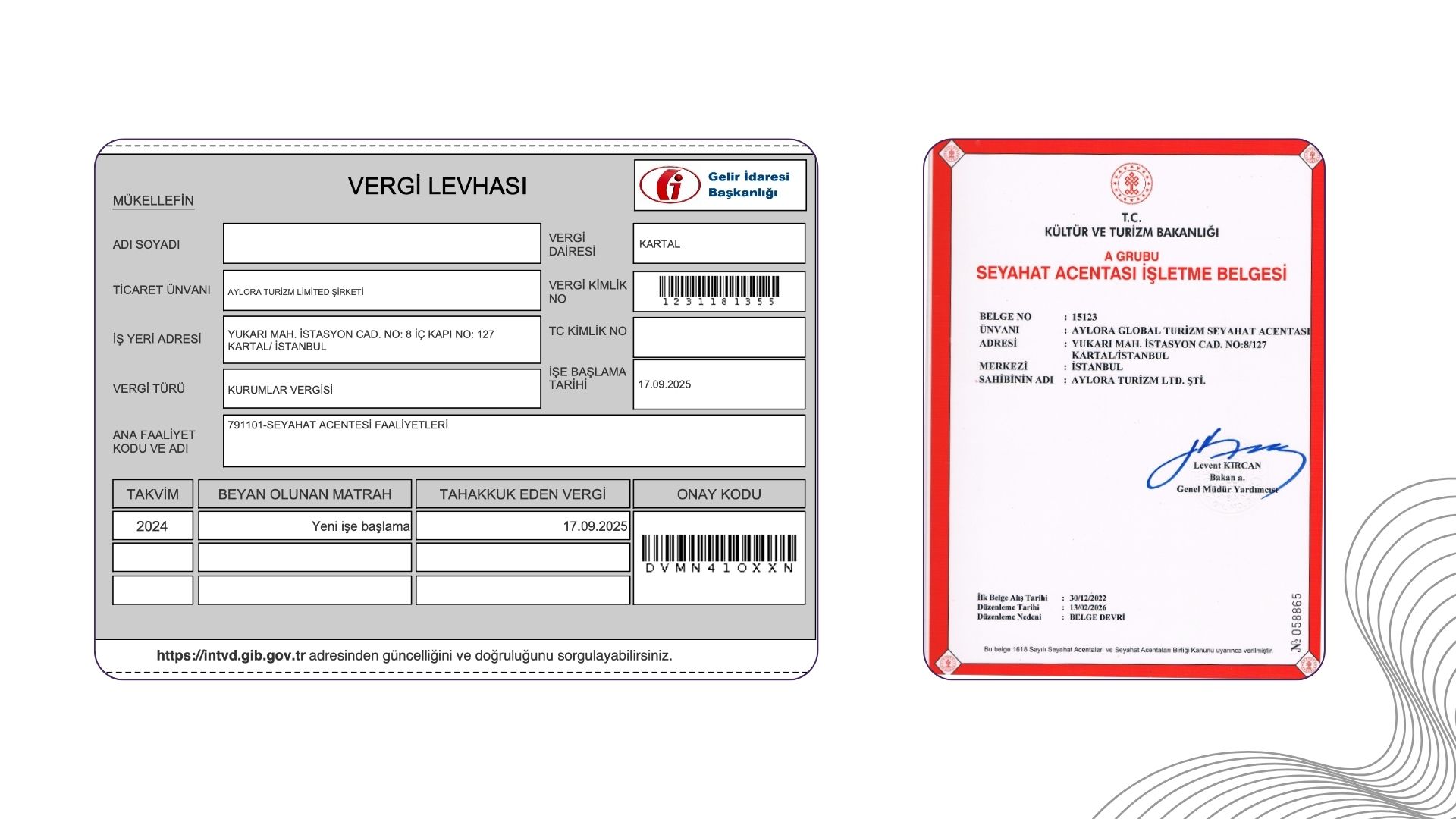 Kültür Ve Turizm Bakanlığı TÜRSAB Onaylıyız